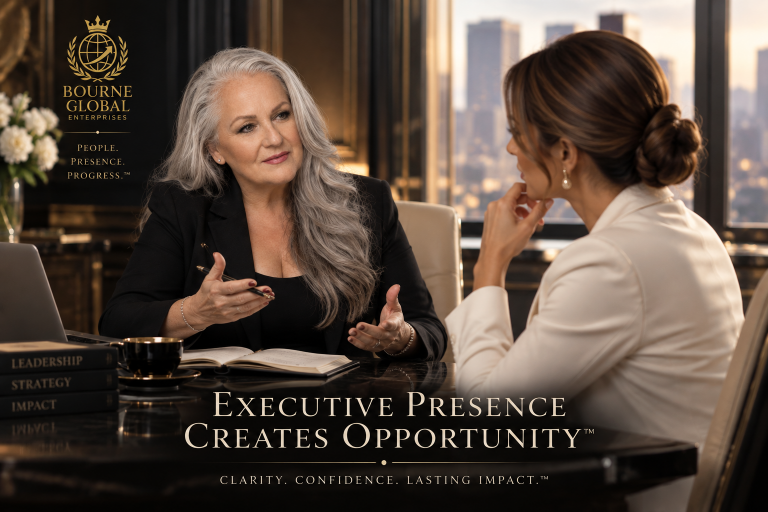 Executive presence coaching for a senior female leader