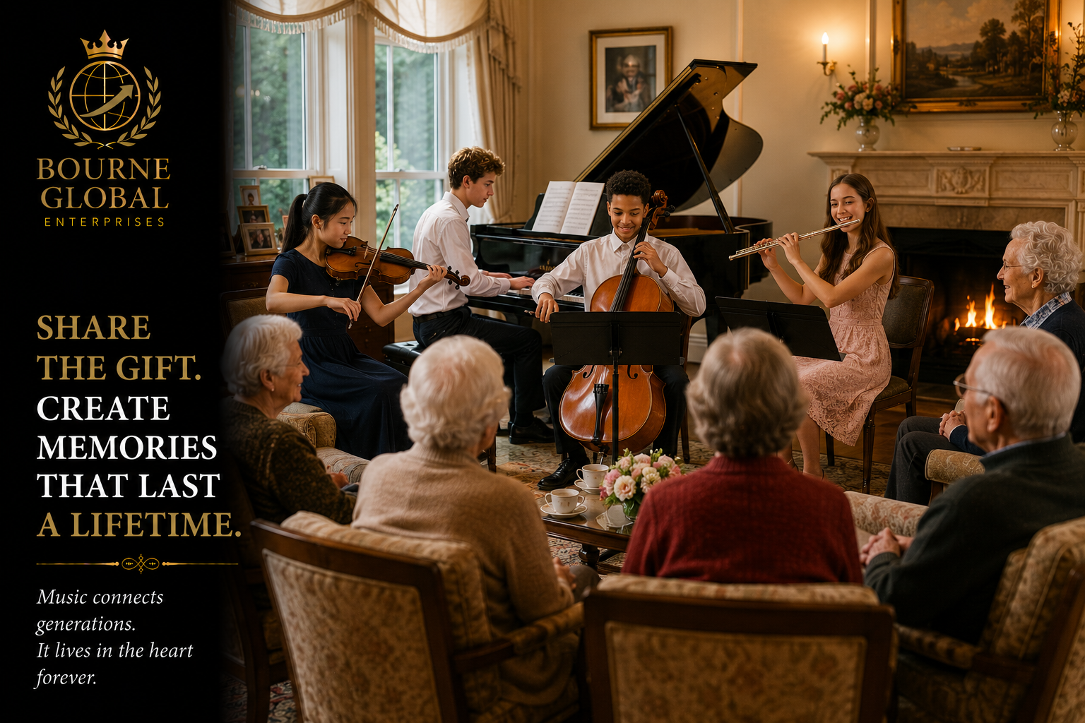 Older adults enjoying meaningful music-making