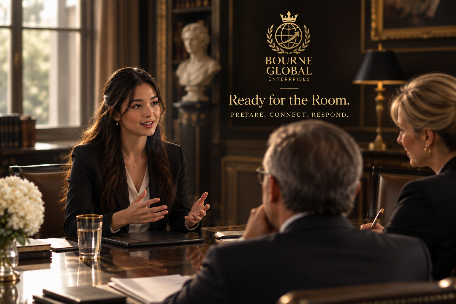 Student in a focused private consultation with expert faculty